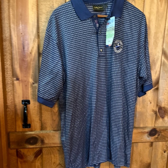 Golf polo USGA Bobby Jones Collection size Large New With Tags Navy - Picture 9 of 11